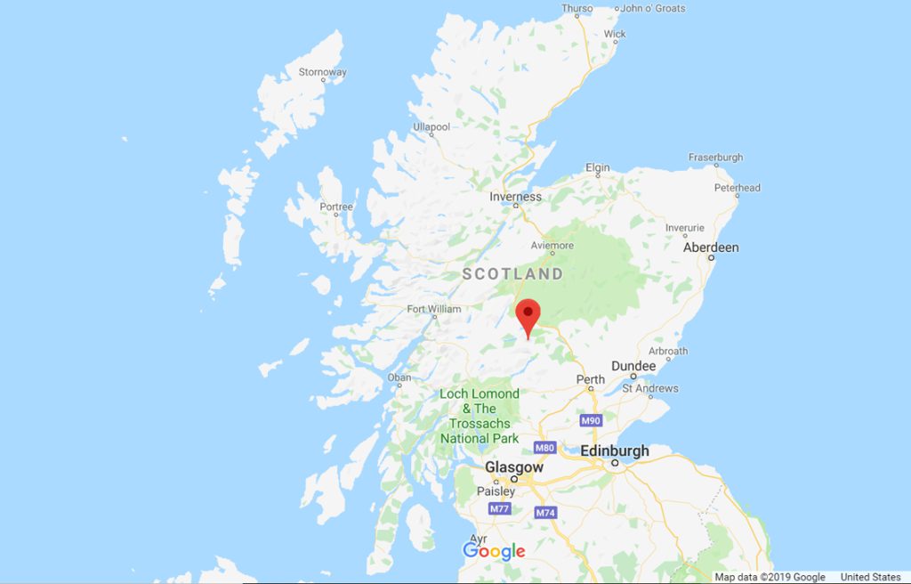 geographic center of Scotland