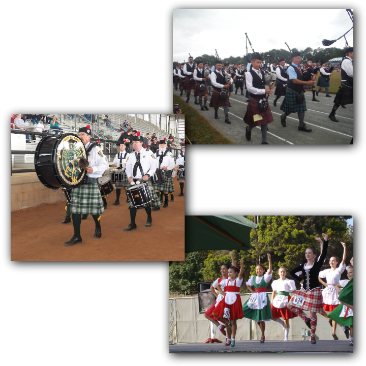 Pipers, Drummers, and Dancers